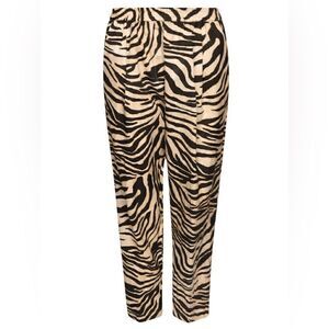 Black and Cream Forte Forte Zebra Trousers